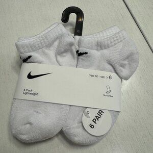 Nike Little Kid's Young Athletes No Show Socks, 6 Pair 7C-10C